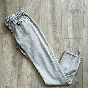 Rag & Bone  Dre Low Rise Slim Boyfriend Acid Wash Ankle Jeans